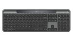 Logitech Signature Slim Solar + K980 Tastatur Universal RF Wireless + Bluetooth QWERTY UK International Graphit
