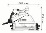 Bosch Professional GKT 55 GCE Elektro-Tauchsäge inkl. L-Boxx