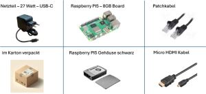Raspberry Pi PI5 - 08GB - Black Kit