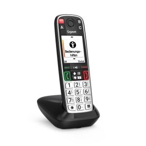 Gigaset EASY 500 Analoges/DECT-Telefon Anrufer-Identifikation Schwarz, Silber