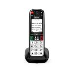 Gigaset EASY 500 Analoges/DECT-Telefon Anrufer-Identifikation Schwarz, Silber