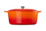 Le Creuset 21178400902430 Schmortopf 13,9 l Orange, Rot