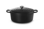 Le Creuset Signature 8,1 l Rund Schwarz