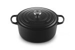 Le Creuset Signature 8,1 l Rund Schwarz
