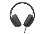 Logitech Zone Vibe Wireless Kopfhörer Kabellos Kopfband Anrufe/Musik USB Typ-C Bluetooth Graphit