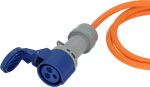 Brennenstuhl 1132910125 Netzstecker-Adapter Orange, Blau, Grau