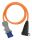 Brennenstuhl 1132920125 Verlängerungskabel 1,5 m 1 AC-Ausgänge Draußen Orange