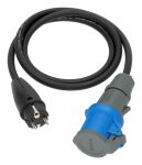 Brennenstuhl 1133910025 Netzstecker-Adapter Schwarz, Blau, Grau