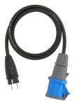 Brennenstuhl 1133910025 Netzstecker-Adapter Schwarz, Blau, Grau