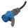 Brennenstuhl 1133910025 Netzstecker-Adapter Schwarz, Blau, Grau