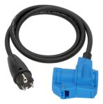 Brennenstuhl 1133910525 Verlängerungskabel 1,5 m 1 AC-Ausgänge Draußen Blau, Schwarz