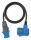 Brennenstuhl 1133920525 Verlängerungskabel 1,5 m 1 AC-Ausgänge Draußen Blau, Schwarz