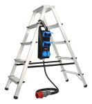 Brennenstuhl 1151480010 Verlängerungskabel 2 m 6 AC-Ausgänge Draußen Schwarz, Blau