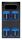 Brennenstuhl 1151480010 Verlängerungskabel 2 m 6 AC-Ausgänge Draußen Schwarz, Blau