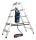 Brennenstuhl 1151480010 Verlängerungskabel 2 m 6 AC-Ausgänge Draußen Schwarz, Blau
