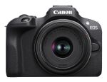 Canon EOS R100 + RF-S 18-45mm F4.5-6.3 IS STM Kit MILC 24,1 MP CMOS 6000 x 4000 Pixel Schwarz