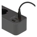 Brennenstuhl 1153240216 Verlängerungskabel 1,5 m 4 AC-Ausgänge Drinnen Anthrazit, Schwarz