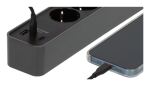 Brennenstuhl 1153240216 Verlängerungskabel 1,5 m 4 AC-Ausgänge Drinnen Anthrazit, Schwarz
