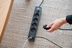 Brennenstuhl 1153240216 Verlängerungskabel 1,5 m 4 AC-Ausgänge Drinnen Anthrazit, Schwarz