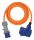 Brennenstuhl 1167650303 Verlängerungskabel 3 m 1 AC-Ausgänge Draußen Orange, Blau