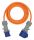 Brennenstuhl 1167650405 Verlängerungskabel 5 m 1 AC-Ausgänge Draußen Orange