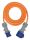 Brennenstuhl 1167650410 Verlängerungskabel 10 m 230 AC-Ausgänge Draußen Blau, Orange, Grau