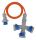 Brennenstuhl 1167670205 Verlängerungskabel 2 m 3 AC-Ausgänge Draußen Orange, Blau, Grau
