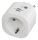 Brennenstuhl Smart Plug 3680 W Haus Weiß, Grau