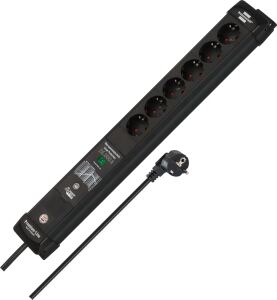 Brennenstuhl 1951160611 Intelligente Steckerleiste 6 AC-Ausgänge 1,8 m Schwarz