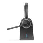 Lindy L118 Kopfhörer Kabellos Kopfband Büro/Callcenter USB Typ-C Bluetooth Ladestation Schwarz