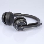 Lindy L118 Kopfhörer Kabellos Kopfband Büro/Callcenter USB Typ-C Bluetooth Ladestation Schwarz