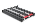 DeLOCK Wechselrahmen für 2 x M.2 NMVe SSD mit SFF-8654 Anschluss für 12,7 mm Slim ODD Schacht
