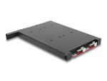 DeLOCK Wechselrahmen für 2 x M.2 NMVe SSD mit SFF-8654 Anschluss für 12,7 mm Slim ODD Schacht