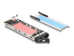 DeLOCK Wechselrahmen für 2 x M.2 NMVe SSD mit SFF-8654 Anschluss für 12,7 mm Slim ODD Schacht