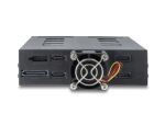 DeLOCK 5.25″ Wechselrahmen für 4 x 2.5″ SATA oder SAS HDD / SSD mit Schloss
