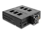 DeLOCK 5.25″ Wechselrahmen für 6 x 2.5″ SATA oder SAS HDD / SSD mit Schloss