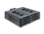 DeLOCK 5.25″ Wechselrahmen für 8 x 2.5″ SATA oder SAS HDD / SSD mit Schloss