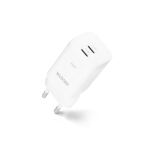 Dicota 2-port GaN Wall Charger (65W) EU white