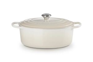 Le Creuset 21178317164430 Kochtopf 6,3 l Oval Cremefarben