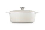 Le Creuset 21178317164430 Kochtopf 6,3 l Oval Cremefarben
