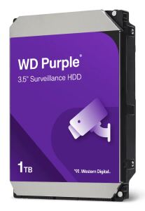Western Digital Purple Interne Festplatte 1 TB 5400 RPM 64 MB 3.5" Serial ATA III