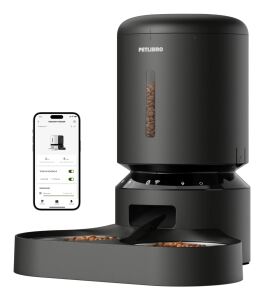 Petlibro Granary Smart Futter-/Wasserspender für Hunde/Katzen Schwarz Katze Haustierfutterautomat