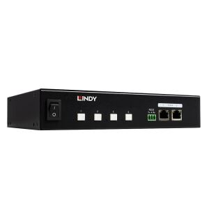 Lindy 32622 Stromverteilereinheit (PDU) 4 AC-Ausgänge 1U Schwarz