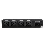 Lindy 32622 Stromverteilereinheit (PDU) 4 AC-Ausgänge 1U Schwarz
