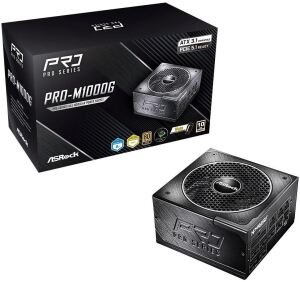 ASRock Pro Series PRO-M1000G    1000W ATX 80+ Gold    black