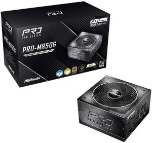 ASRock Pro Series PRO-M850G     850W ATX 80+ Gold    black