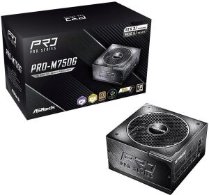 ASRock Pro Series PRO-M750G     750W ATX 80+ Gold    black