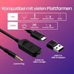 HyperX Cloud III – Gaming-Headset (schwarz/rot)