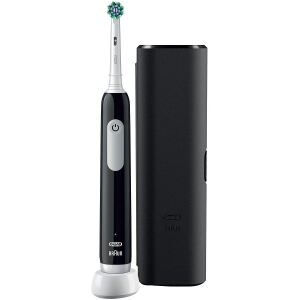 Oral-B Pro 1 Cross Action Black mit Reiseetui El. Zahnbürste