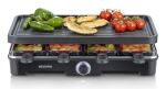 Severin RG 9670 Raclette Grill 8 Person(en) 1400 W Schwarz